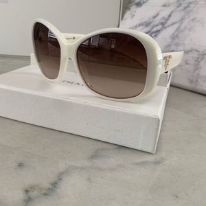 White Prada Sunglasses